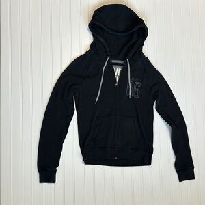 PINK Victoria's Secret Black Hoodie Jacket